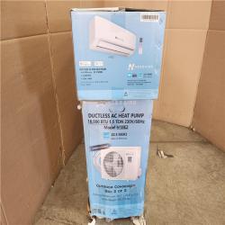 Phoenix NEW Hessaire DIY 21 SEER2 18 000 BTU WiFi 1.5-Ton Ductless Mini Split Air Conditioner  Heat Pump  Variable Speed Inverter-208V/230V