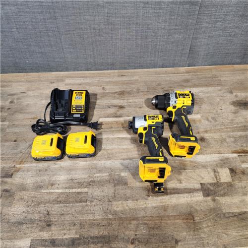 HOUSTON LOCATION - AS-IS DEWALT 2 TOOL COMBO KIT W/ (2) BATTERY & CHARGER