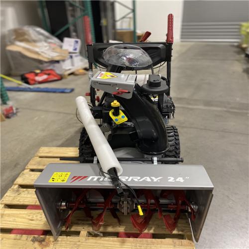 Dallas Location - As-Is Murray 24 in. 208cc Self-Propelled 2-Stage Gas Snow Blower