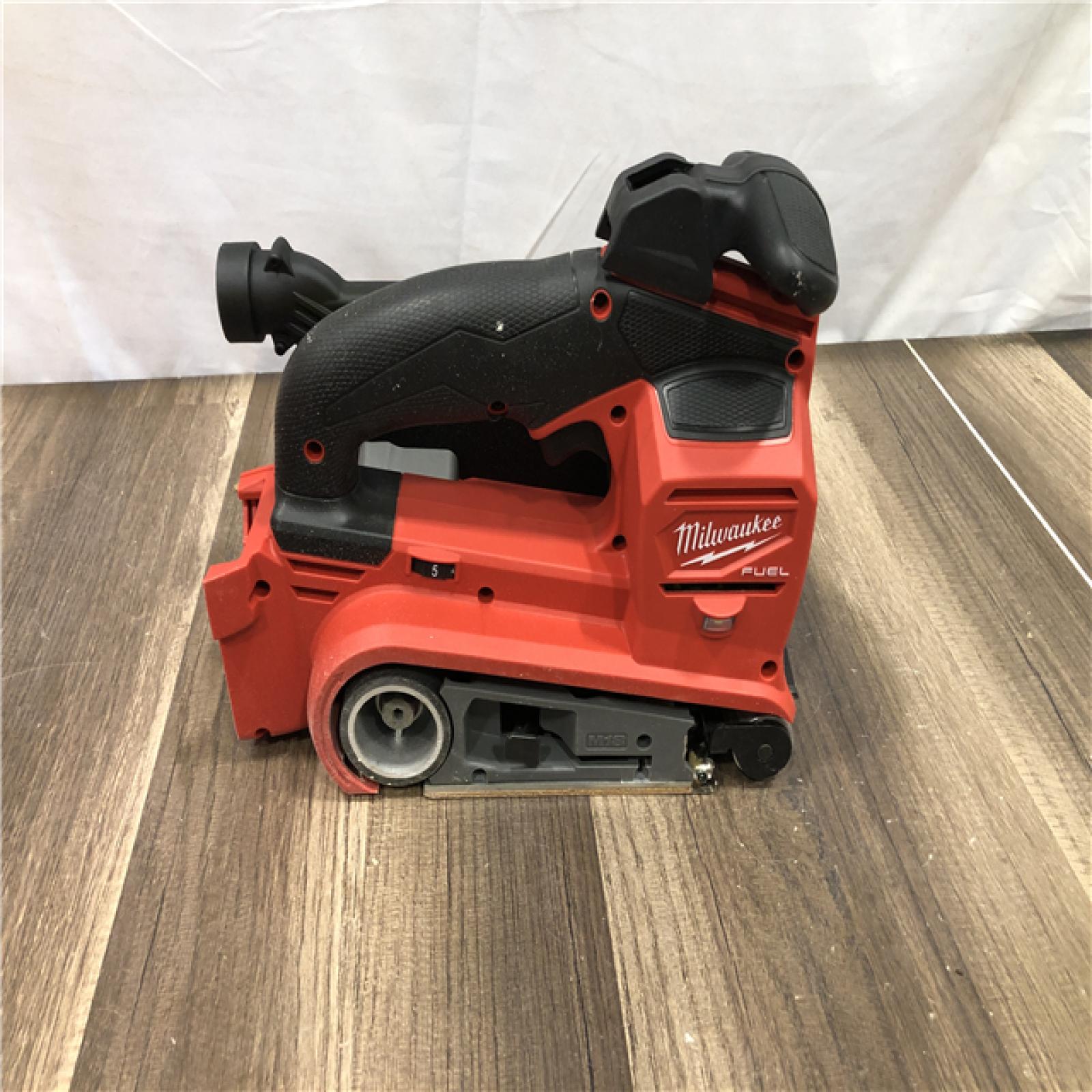 AS-IS Milwaukee FUEL 18-Volt Lithium-Ion Cordless Belt Sander (Tool-Only)