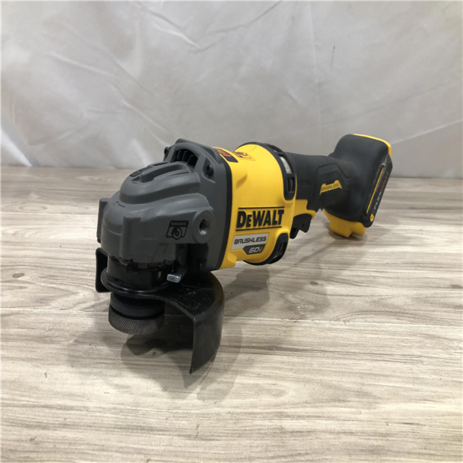 AS-IS DEWALT 60V MAX Cordless 4.5 in. to 6 in. Small Angle Grinder (Tool Only)