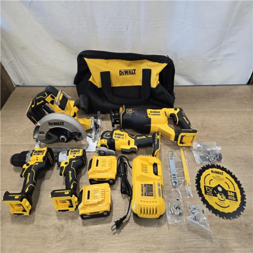 AS-IS DEWALT 20V Lithium-Ion Cordless 5-Tool Combo Kit