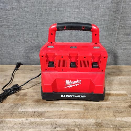 HOUSTON LOCATION - AS-IS Milwaukee M18 Packout Six Bay Rapid Charger (Tool-Only)