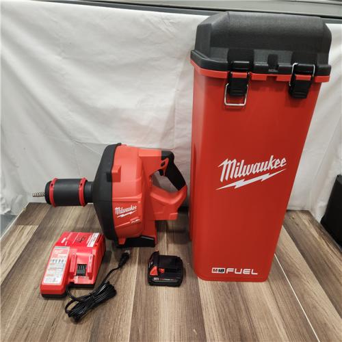 AS-IS- Milwaukee M18 FUEL Drain Snake with CABLE DRIVE Kit