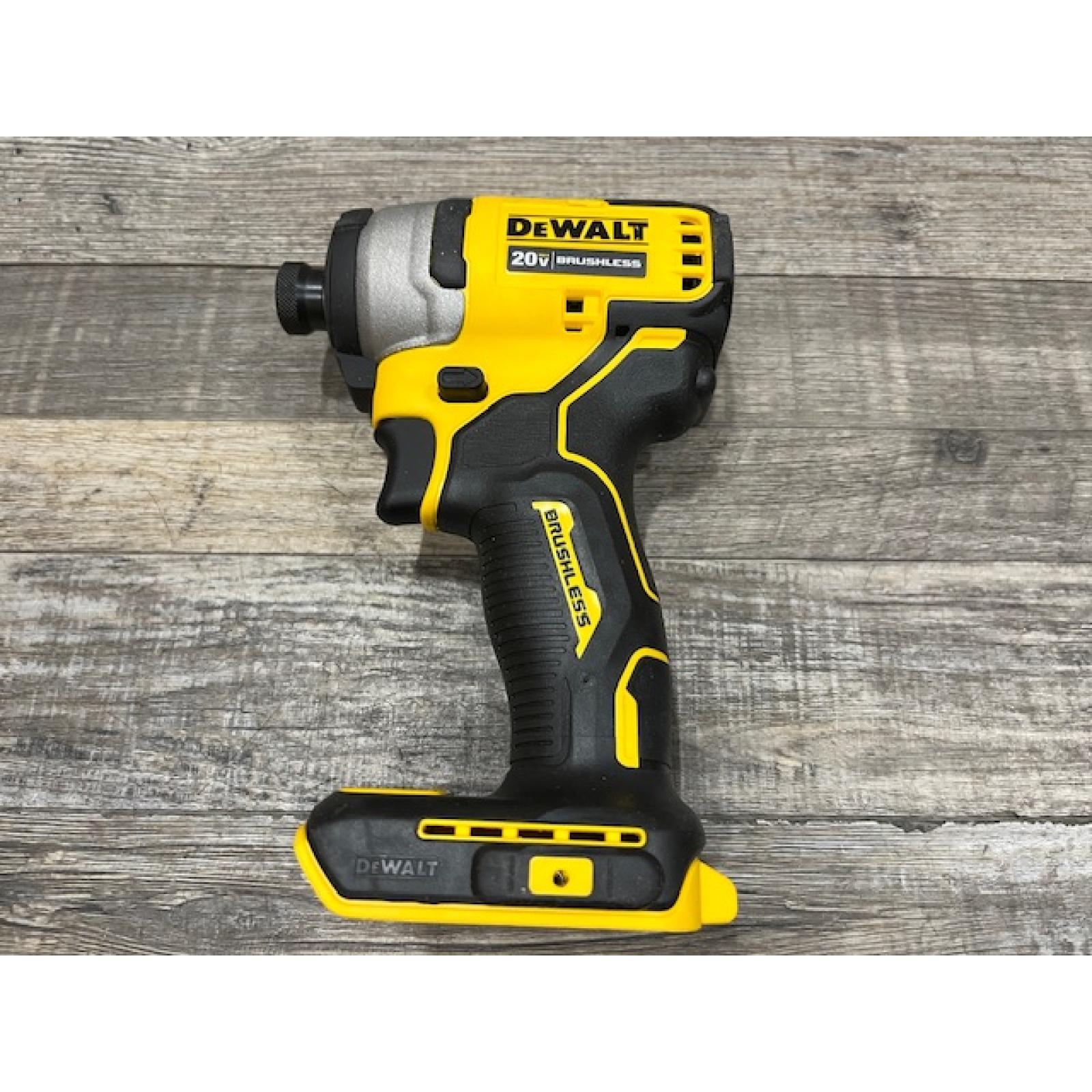 AS-IS DEWALT Atomic 20V Max Lithium-Ion Brushless Cordless Compact 1/4 in. Impact Driver Kit