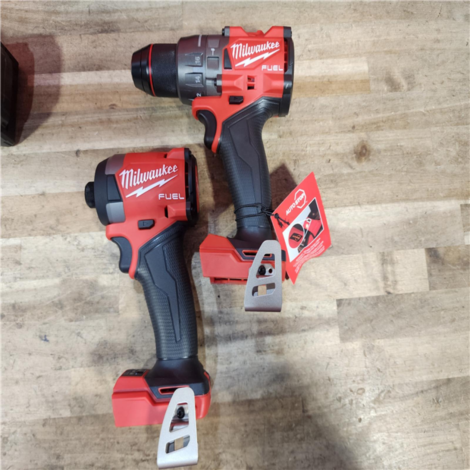 HOUSTON LOCATION - AS-IS (APPEARS LIKE NEW) Milwaukee FUEL 18V Lithium-Ion Brushless Cordless Hammer Drill and Impact Driver Combo Kit