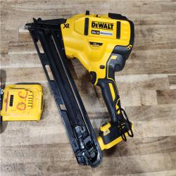 HOUSTON LOCATION - AS - IS DEWALT 20V MAX XR Lithium-Ion Cordless 2-1/2 in. 15-Gauge Finish Nailer Kit