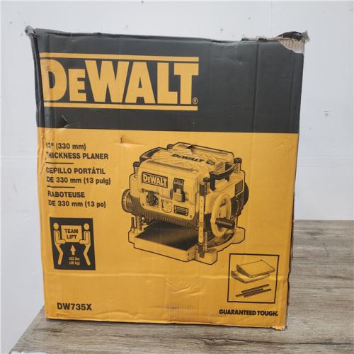 Phoenix Location NEW DEWALT 15 Amp Corded 13 in. Heavy-Duty 2-Speed Bench Planer with (3) Knives, In Feed Table and Out Feed Table