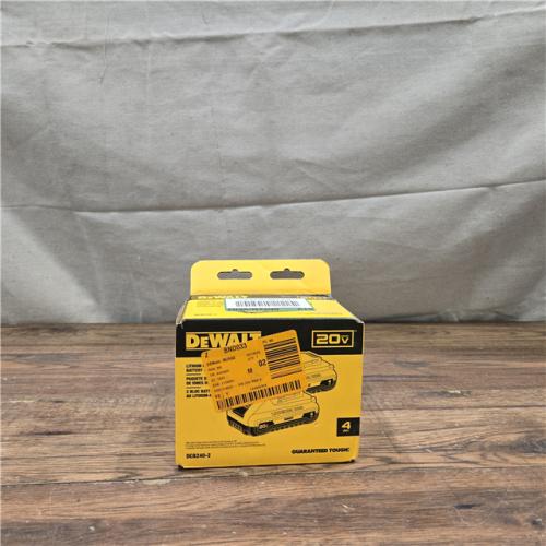 NEW Dewalt 20-Volt MAX Lithium-Ion 4.0 Ah Compact Battery Pack (2-Pack)