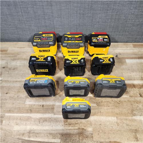 HOUSTON LOCATION - AS - IS DEWALT BATTERY PACK QTY - 10