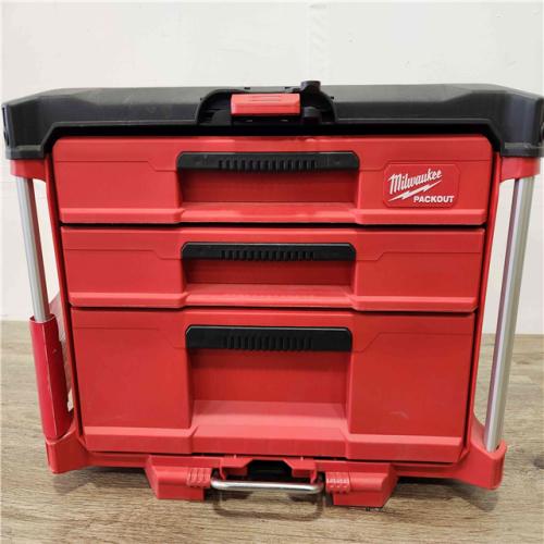 Phoenix Location NEW Milwaukee PACKOUT 22 in. Modular 3-Drawer Multi Drawer Tool Box with Metal Reinforced Corners and 50 lbs. Capacity