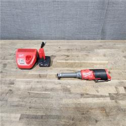 HOUSTON LOCATION - AS-IS Milwaukee 2569-20 12V Cordless 3/8  Extended Reach High Speed Ratchet W/ BATTERY & CHARGER