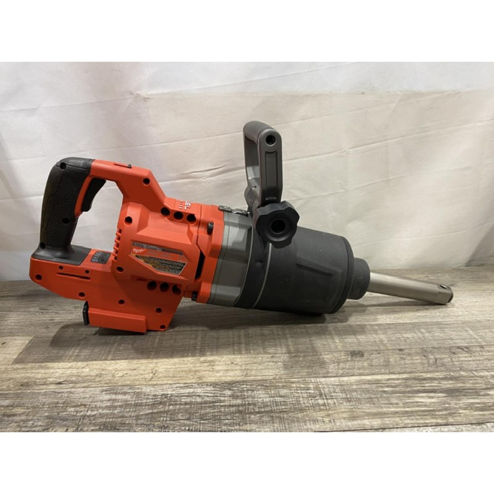 AS-IS Milwaukee FUEL 18V Lithium-Ion Brushless Cordless 1 in. Impact Wrench Extended Reach D-Handle Kit