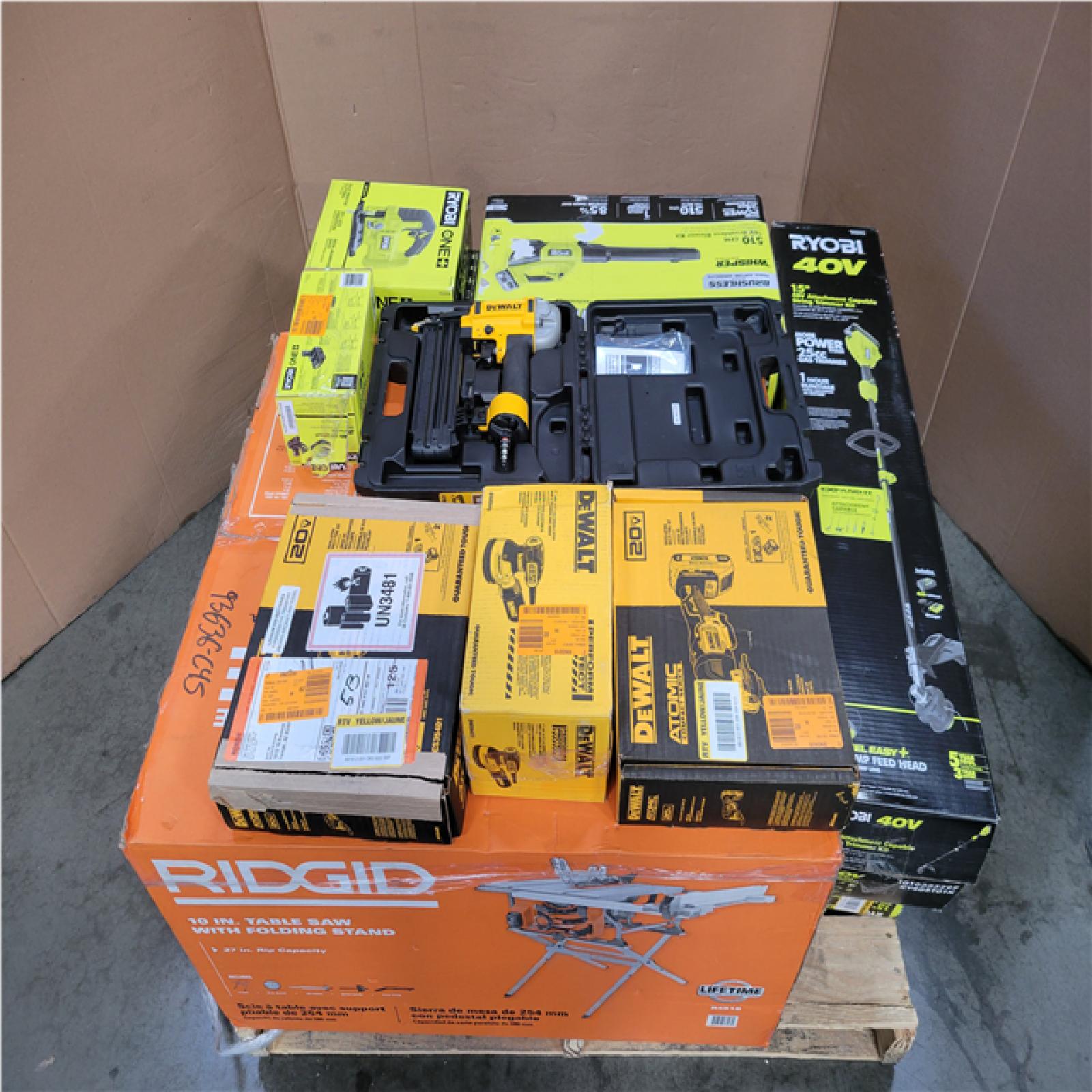 CALIFORNIA AS-IS TOOL PALLET