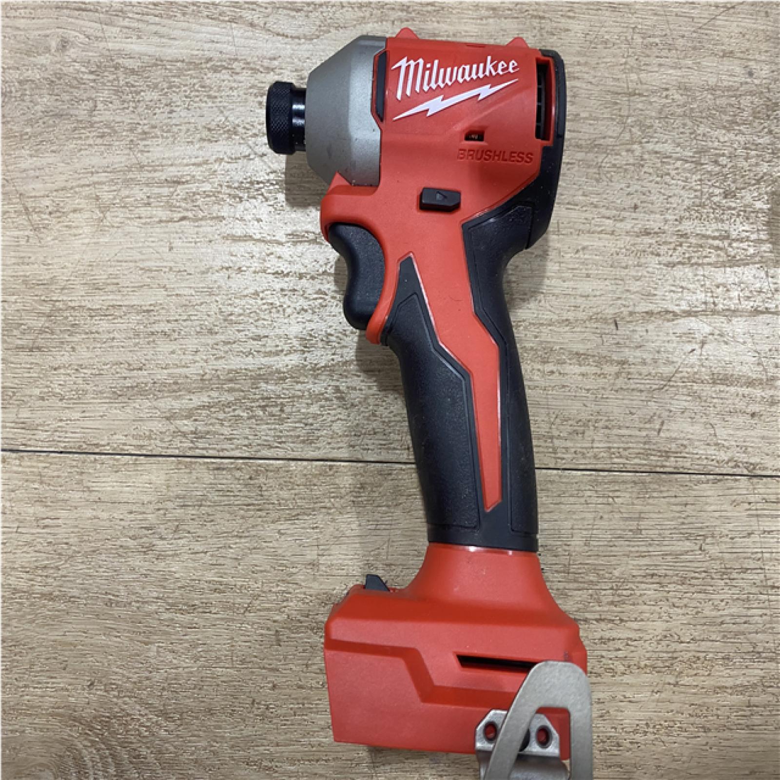 AS-IS Milwaukee 18-Volt Lithium-Ion Brushless Cordless Compact Hammer Drill/Impact Combo Kit