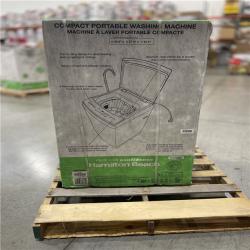 DALLAS LOCATION- NEW! HAMILTON BEACH Compact/ Portable Washing Machine 20in. 3.0.cu. ft.