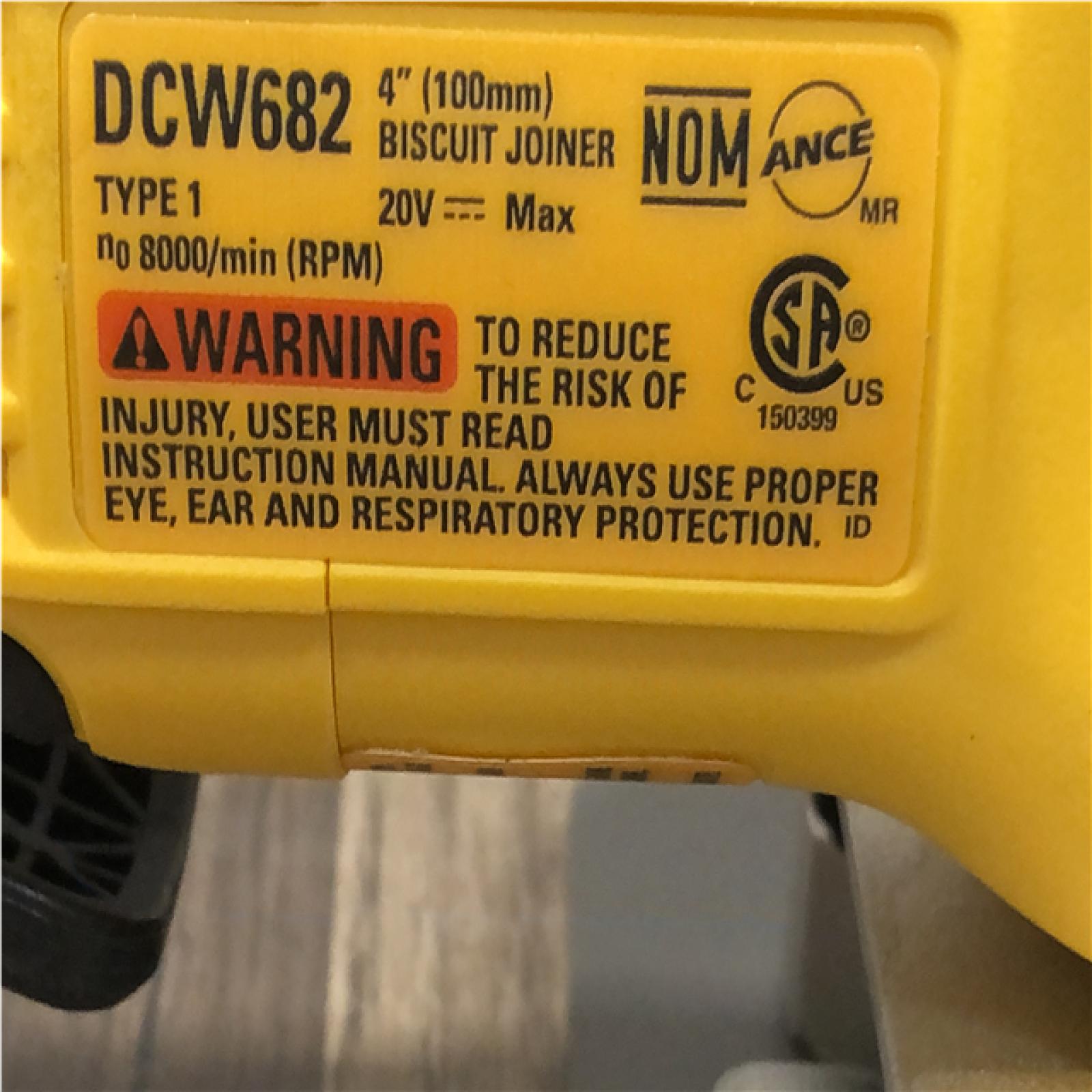 AS-IS DEWALT 20V Cordless Biscuit Joiner (Tool Only)