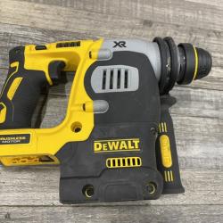 AS-IS DEWALT 20V MAX XR Cordless Brushless 1 in. SDS Plus L-Shape Rotary Hammer (Tool Only)