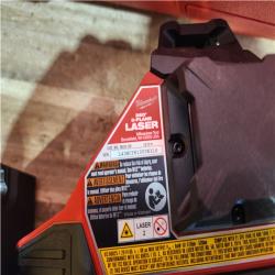 Houston Location AS-IS Milwaukee 12-Volt Lithium-Ion Cordless Green 250 ft. 3-Plane Laser Level Kit