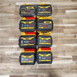 HOUSTON LOCATION - AS-IS DEWALT BATTERY PACK QTY - 8