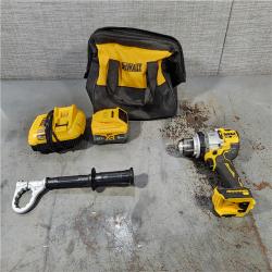 HOUSTON LOCATION - AS-IS DEWALT 20V XR Lithium-Ion Cordless Hammer Drill Kit with 8.0 Ah Battery, Charger and Kit Bag