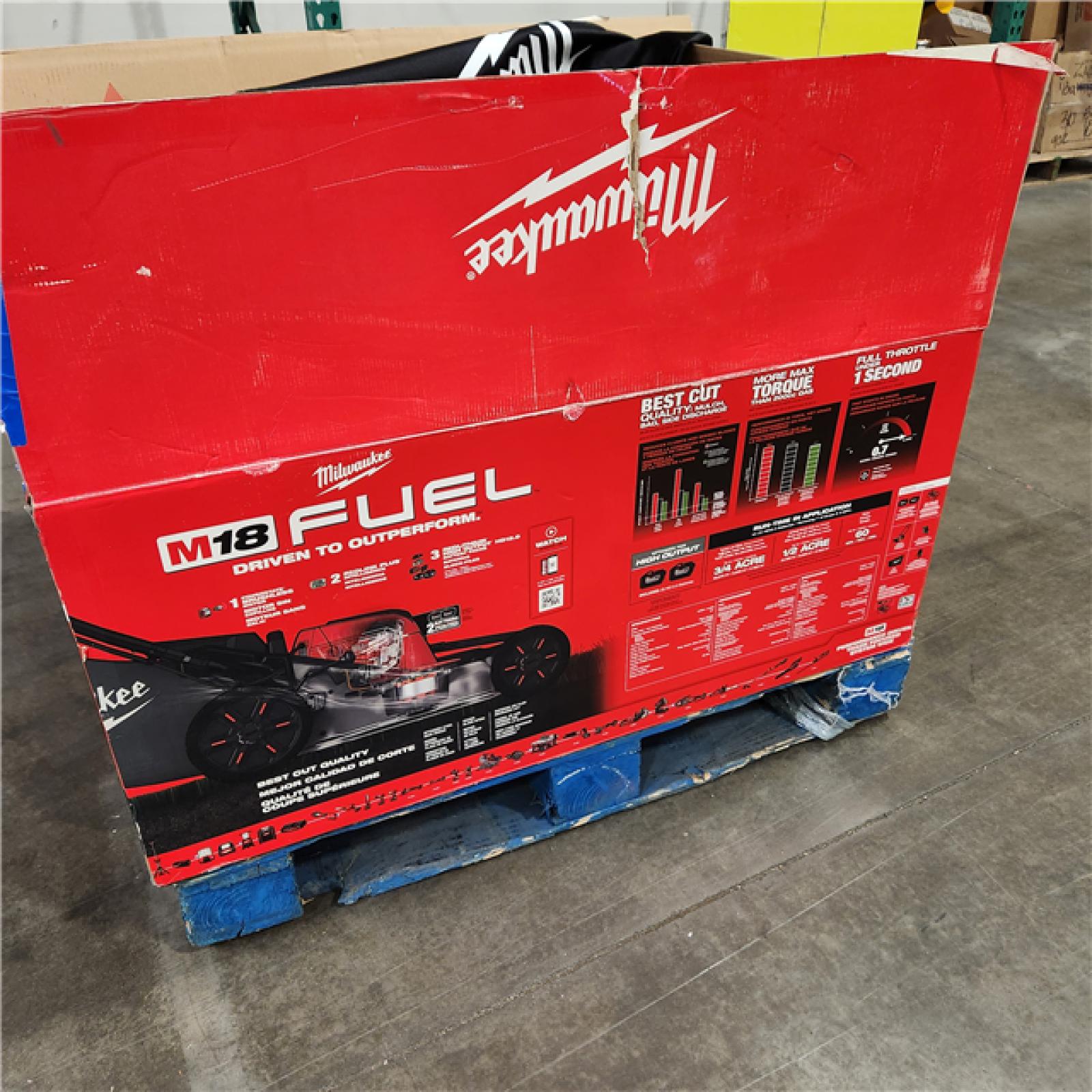 As-Is- M18 FUEL Brushless Cordless 21 in. Walk Behind Dual Battery Self-Propelled Mower W/(2) 12.0Ah Battery and Rapid Charger