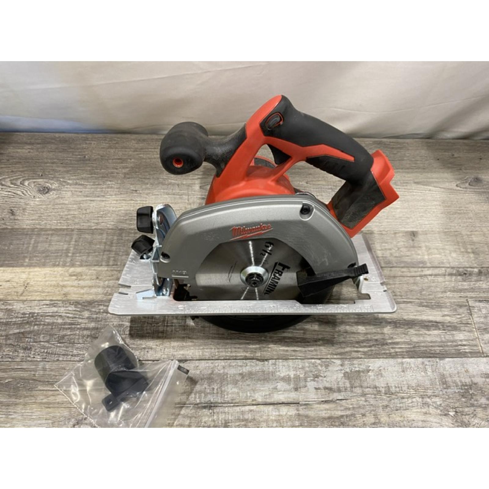 AS-IS Milwaukee 18V Lithium-Ion Cordless 6-1/2 in. Circular Saw (Tool-Only)