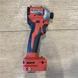 AS-IS Milwaukee 18V Lithium-Ion Compact Brushless Cordless 1/4 in. Impact Driver (Tool-Only)