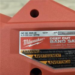 AS-IS Milwaukee M18 FUEL Cordless Brushless Deep Cut Band Saw (Tool-Only)