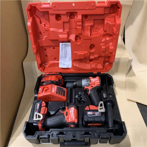Good - MILWAUKEE FUEL 18V Lithium-Ion Brushless Cordless Hammer Drill and Impact Driver Combo Kit (2-Tool) with 2 Batteries
