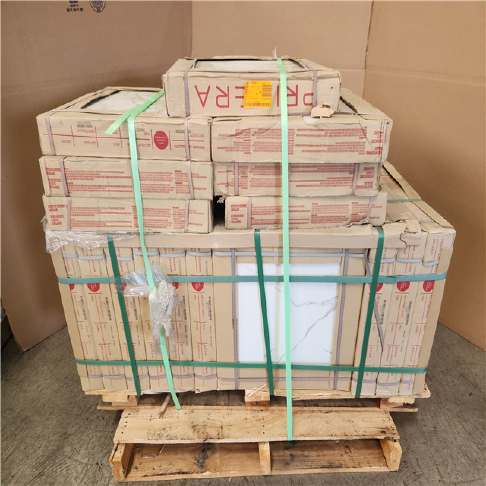 Phoenix NEW Matte Calcutta 18 in. x 18 in. Glazed Ceramic Floor and Wall Tile (553 sq. ft. (27 Case)