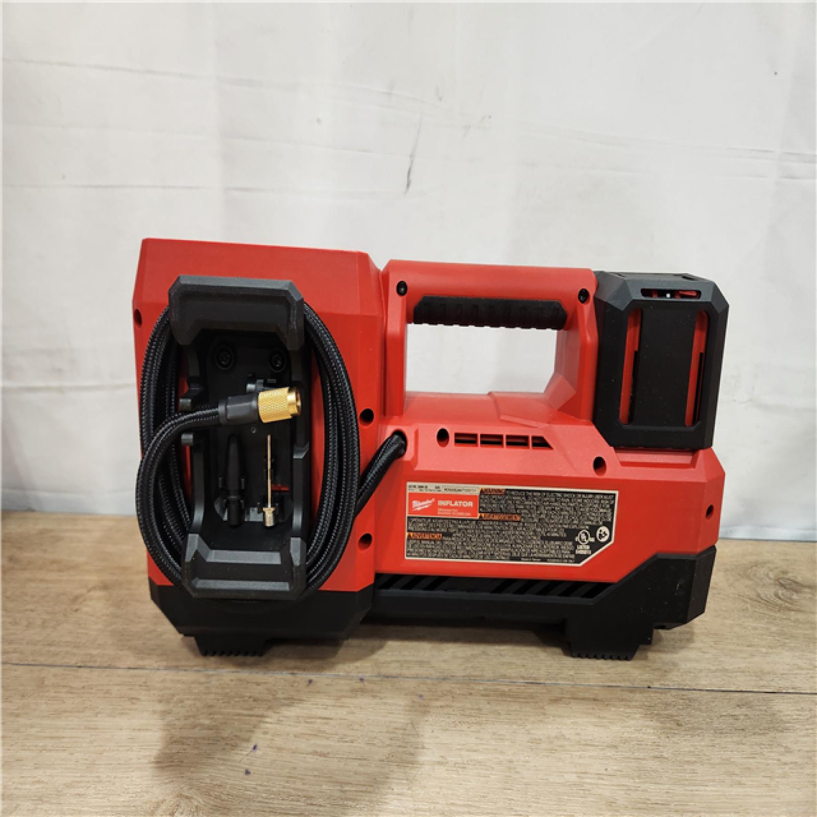 AS-IS- Milwaukee M18 18-Volt Lithium-Ion Cordless Electric Portable Inflator (Tool-Only)