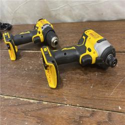 AS-IS DEWALT ATOMIC 20-Volt MAX Lithium-Ion Cordless Combo Kit (2-Tool) with (2) 2.0Ah Batteries, Charger and Bag