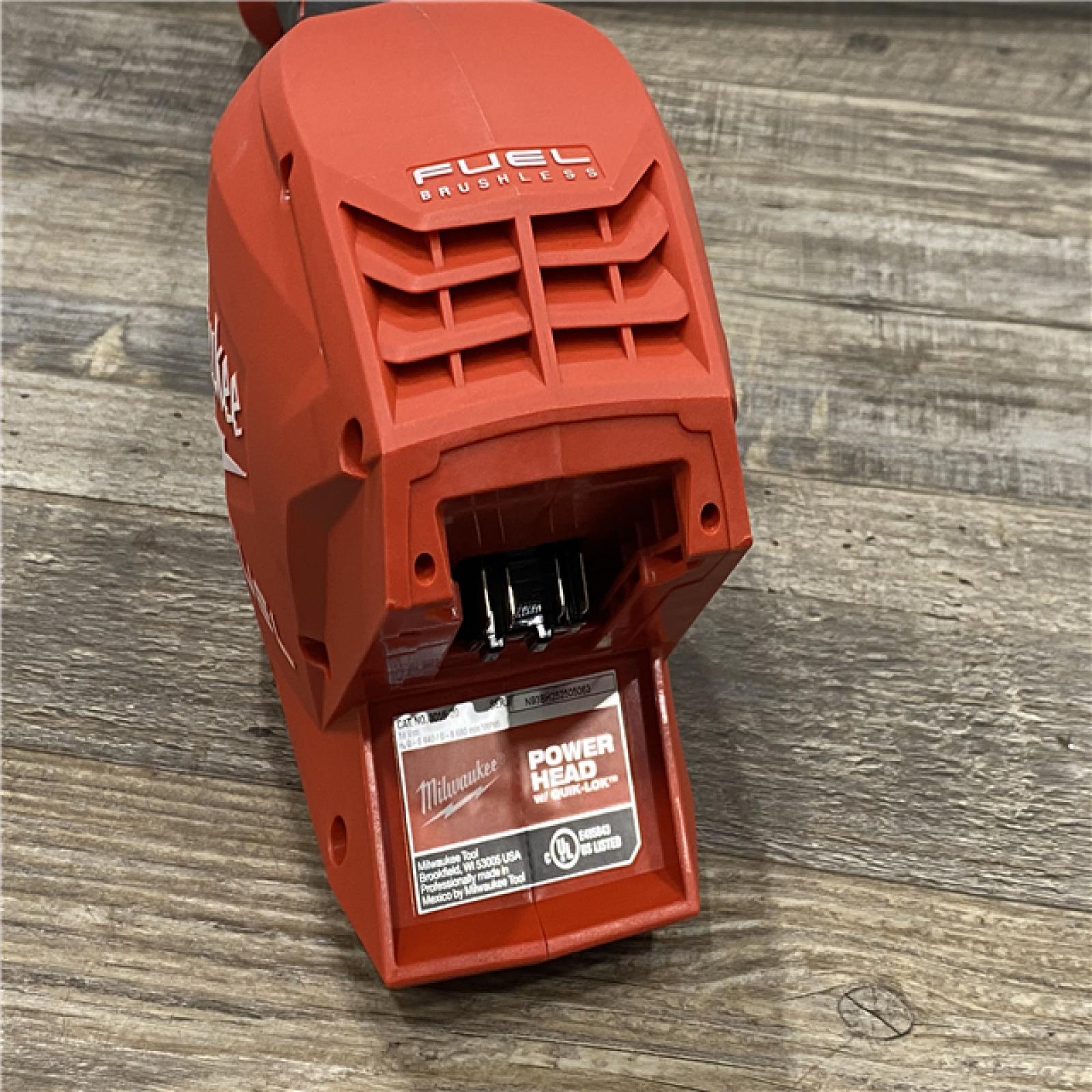 AS-IS Milwaukee FUEL 18V Brushless Cordless Battery Powered QUIK-LOK Power Head with Attachment Capability (Tool-Only)
