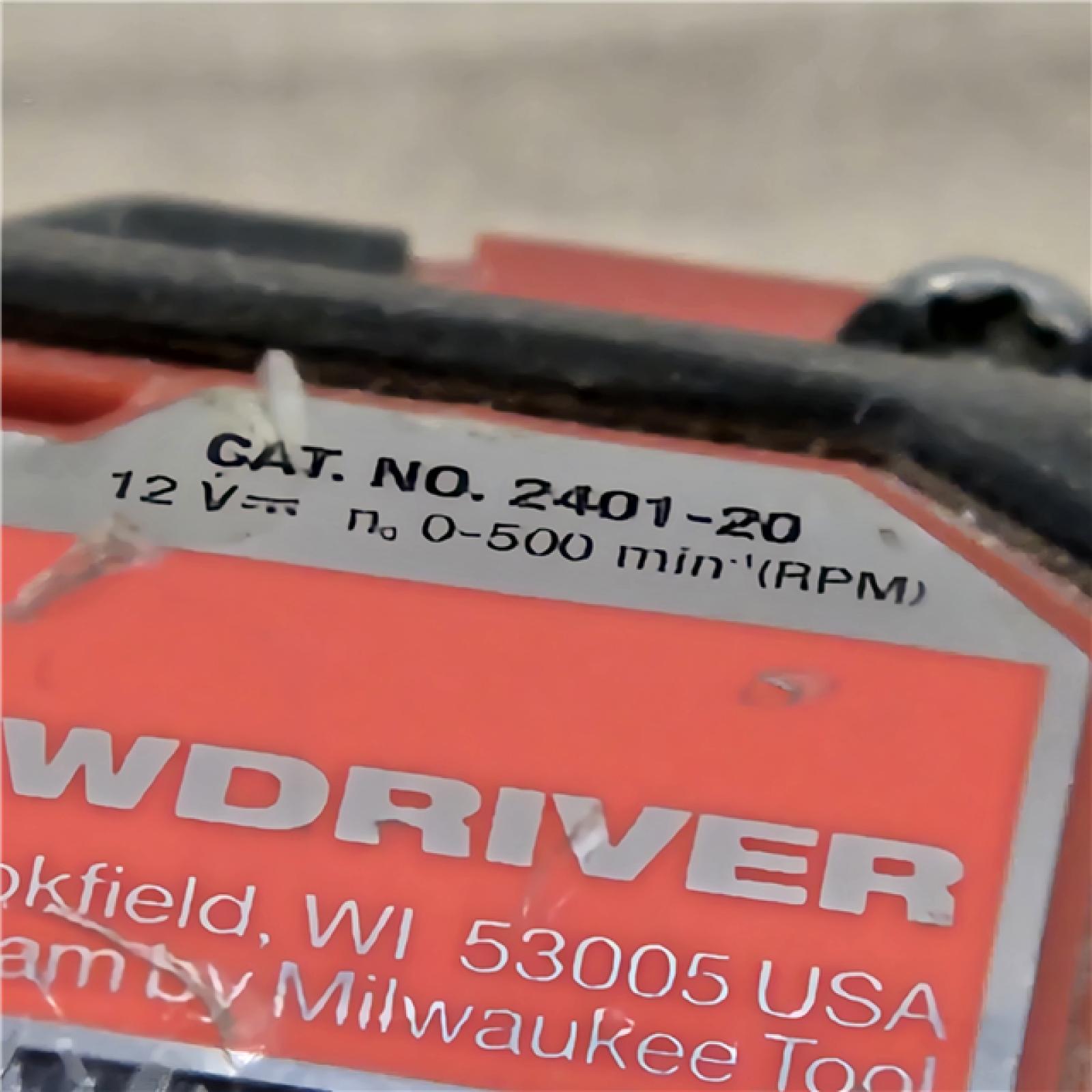 AS-IS Milwaukee 2401-22 - M12 12V Cordless Screwdriver Kit