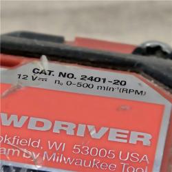 AS-IS Milwaukee 2401-22 - M12 12V Cordless Screwdriver Kit