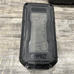 AS-IS DEWALT 20V MAX XR POWERSTACK Lithium-Ion Battery Starter Kit with 3.5Ah Battery and Charger