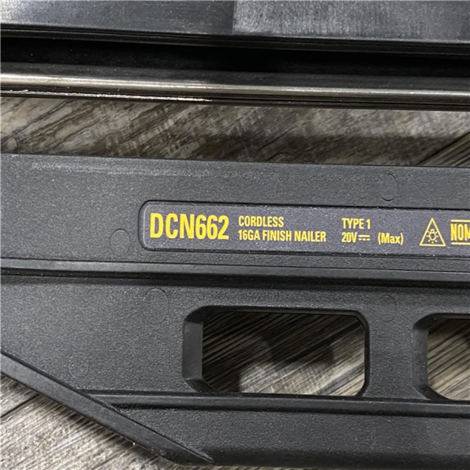 AS-IS DEWALT 20V MAX XR 16-Gauge Lithium-Ion Cordless Finish Nailer (Tool Only)