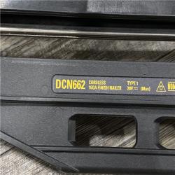AS-IS DEWALT 20V MAX XR 16-Gauge Lithium-Ion Cordless Finish Nailer (Tool Only)