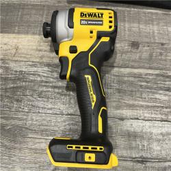 AS-IS DEWALT Atomic 20V Max Lithium-Ion Brushless Cordless Compact 1/4 in. Impact Driver Kit