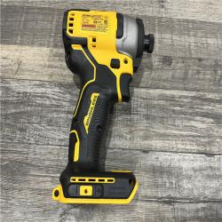 AS-IS DEWALT Atomic 20V Max Lithium-Ion Brushless Cordless Compact 1/4 in. Impact Driver Kit
