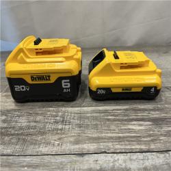 AS-IS DEWALT 20V MAX Lithium-Ion 6.0Ah and 4.0Ah Battery and Charger Starter Kit