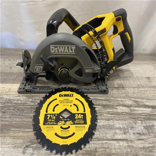 AS-IS DEWALT FLEXVOLT 60V MAX Cordless Brushless 7-1/4 in. Wormdrive Style Circular Saw (Tool Only)