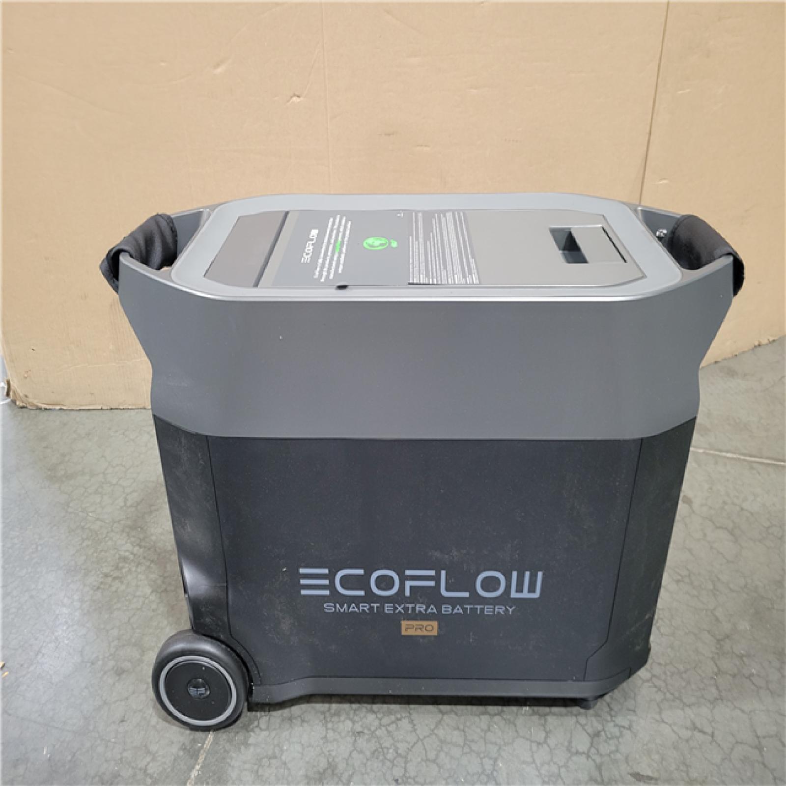 CALIFORNIA AS-IS LIKE NEW ECOFLOW PRO PORTABLE GENERATOR