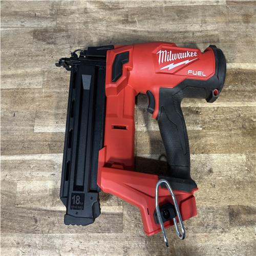 Houston Location AS-IS Milwaukee FUEL 18-Volt Lithium-Ion Brushless Cordless Gen II 18-Gauge Brad Nailer (Tool-Only)