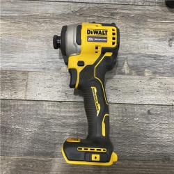 AS-IS DEWALT Atomic 20V Max Lithium-Ion Brushless Cordless Compact 1/4 in. Impact Driver Kit