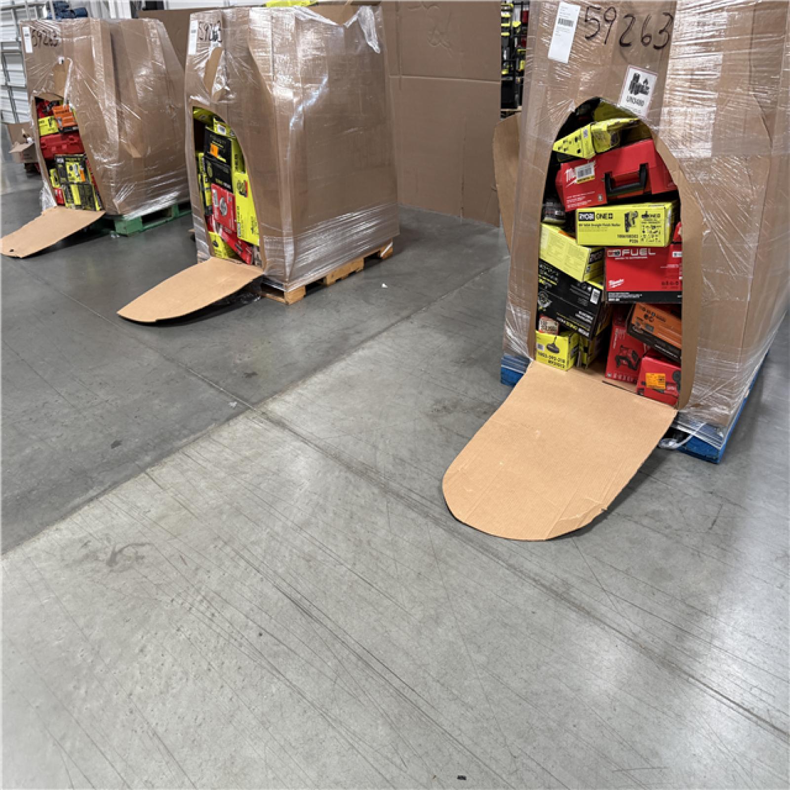 California AS-IS POWER TOOLS Partial Lot (3 Pallets) P-R059263
