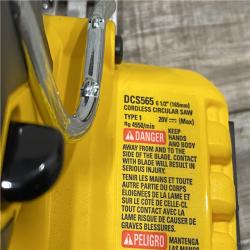 AS-IS DEWALT 20V MAX Cordless Brushless 6-1/2 in. Sidewinder Style Circular Saw (Tool Only)