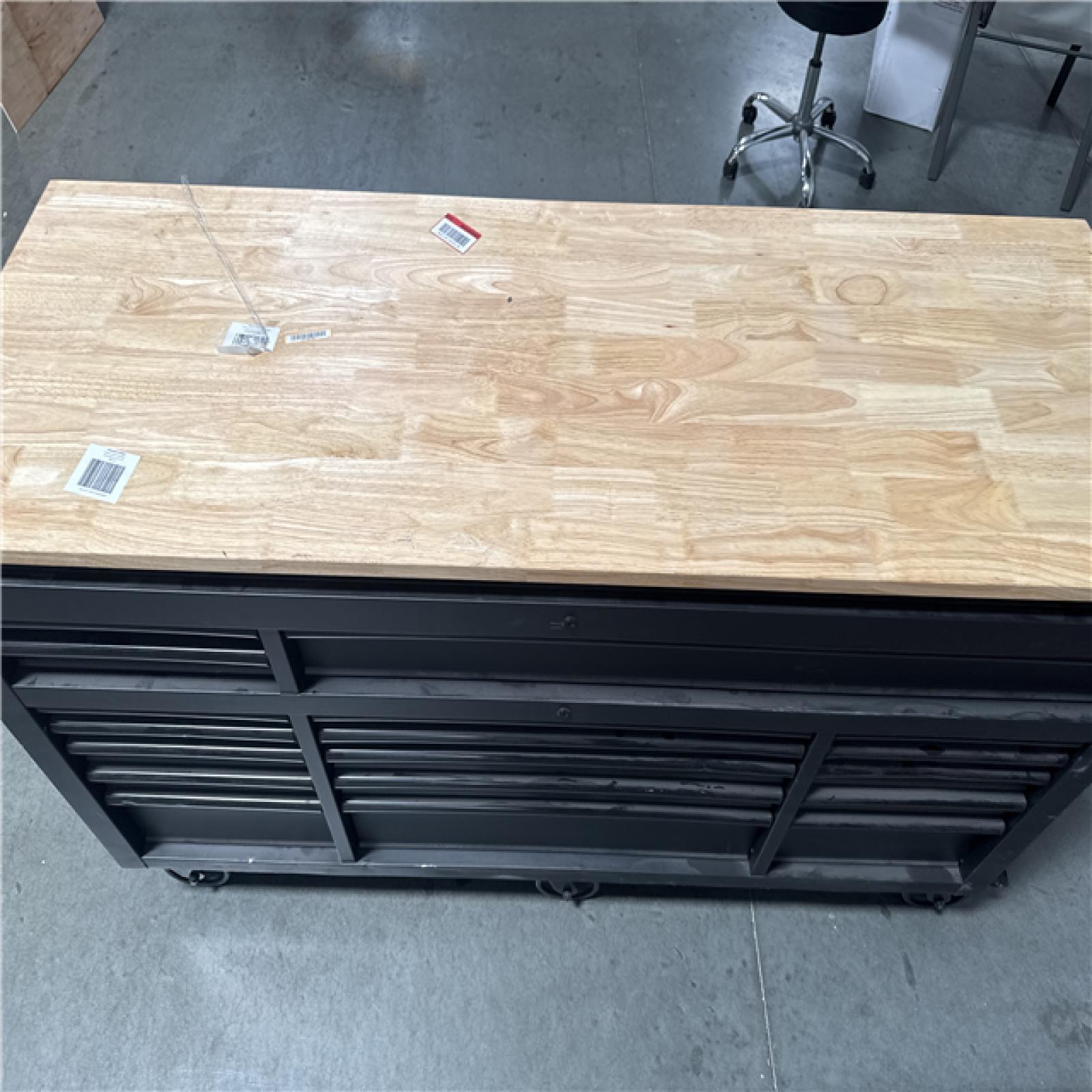 CALIFORNIA AS-IS HUSKY 72 inch HEAVY DUTY MOBILE WORKBENCH