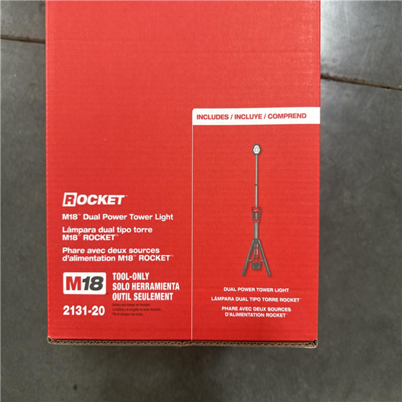 CALIFORNIA NEW Milwaukee M18 Dual Power Tower Light (Tool Only)